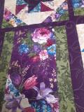 Floral quilt design Floral quilt design